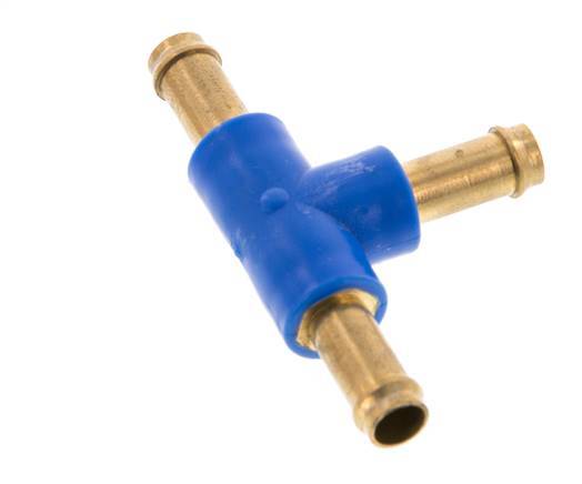Conector de manguera en T de latón/plástico de 6 mm [2 piezas]