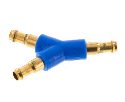 Conector de manguera en Y de latón/plástico de 4 mm [2 piezas]