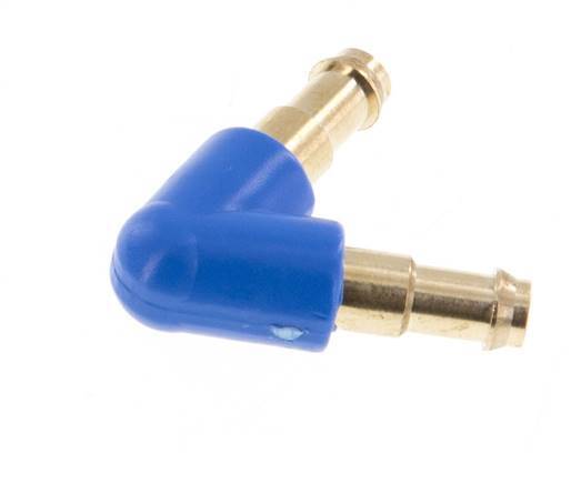 Conector de manguera en forma de V de latón/plástico de 4 mm [2 piezas]