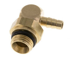 Codo de latón de 4 mm y G1/8'' con rosca macho NBR giratorio