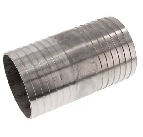 Conector de manguera de acero inoxidable 1.4301 de 100 mm (4'')