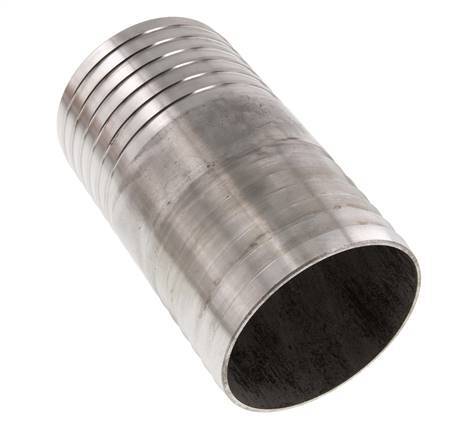 Conector de manguera de acero inoxidable 1.4301 de 100 mm (4'')