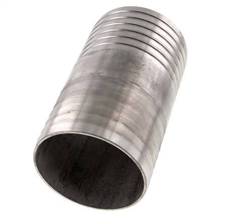 Conector de manguera de acero inoxidable 1.4301 de 100 mm (4'')