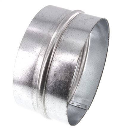 Conector de manguera de acero galvanizado de 175 mm (7'')