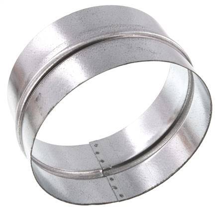 Conector de manguera de acero galvanizado de 175 mm (7'')