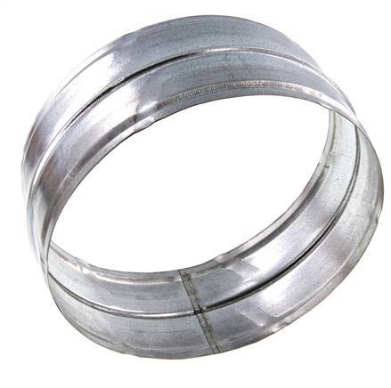 Conector de manguera de acero galvanizado de 200 mm (8'')