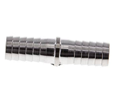 Conector de manguera de 9 mm (3/8'') de acero inoxidable 1.4301 de 40 mm [2 piezas]