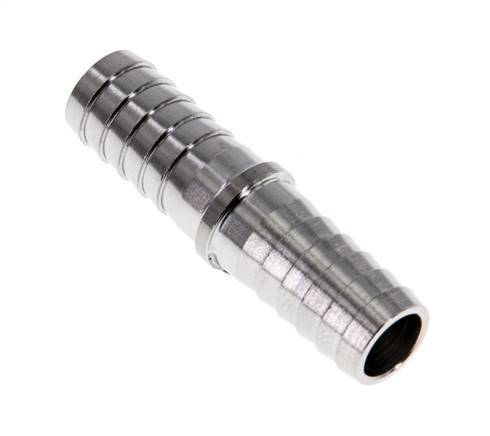 Conector de manguera de 9 mm (3/8'') de acero inoxidable 1.4301 de 40 mm [2 piezas]