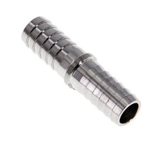 Conector de manguera de 9 mm (3/8'') de acero inoxidable 1.4301 de 40 mm [2 piezas]