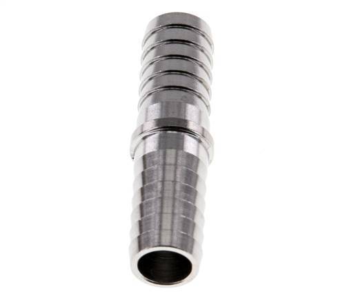 Conector de manguera de 9 mm (3/8'') de acero inoxidable 1.4301 de 40 mm [2 piezas]