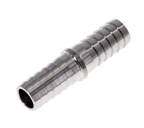 Conector de manguera de 9 mm (3/8'') de acero inoxidable 1.4301 de 40 mm [2 piezas]