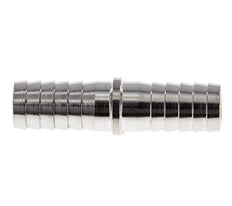 Conector de manguera de 9 mm (3/8'') de acero inoxidable 1.4301 de 40 mm [2 piezas]