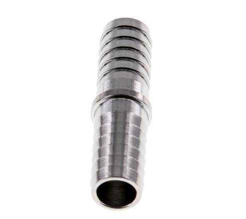 Conector de manguera de 9 mm (3/8'') de acero inoxidable 1.4301 de 40 mm [2 piezas]