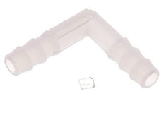 Conector de manguera codo de PVDF de 6 mm (1/4'') [2 piezas]