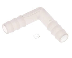 Conector de manguera codo de PVDF de 9 mm (3/8'') [2 piezas]