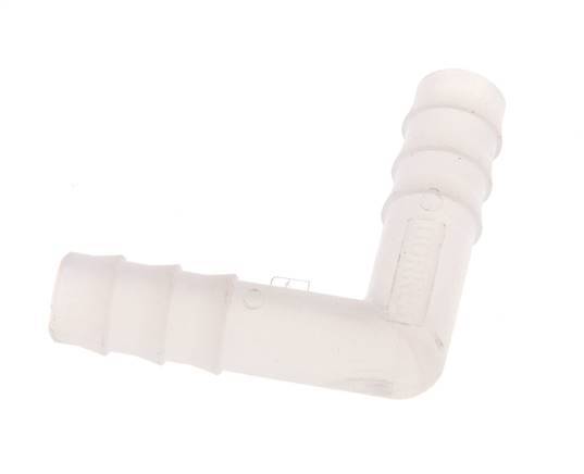 Conector de manguera codo de PVDF de 9 mm (3/8'') [2 piezas]