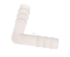 Conector de manguera codo de PVDF de 9 mm (3/8'') [2 piezas]