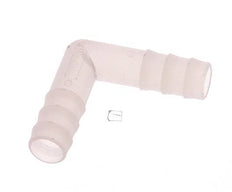 Conector de manguera codo de PVDF de 10 mm [2 piezas]
