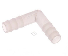 Conector de manguera codo de PVDF de 10 mm [2 piezas]