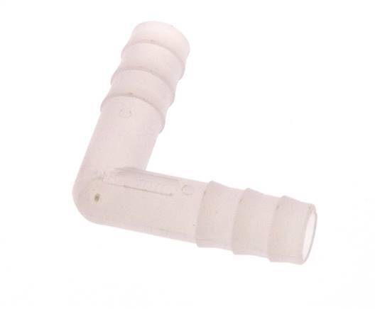 Conector de manguera codo de PVDF de 10 mm [2 piezas]