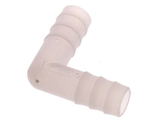 Conector de manguera codo de PVDF de 13 mm (1/2'') [2 piezas]