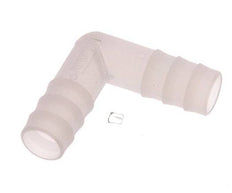 Conector de manguera codo de PVDF de 13 mm (1/2'') [2 piezas]