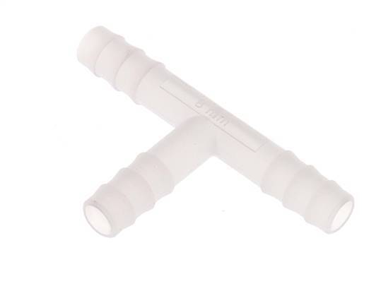 Conector de manguera en T de PVDF de 9 mm (3/8'') [2 piezas]