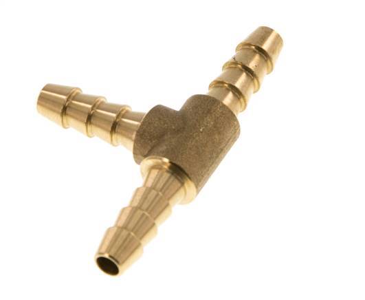 Conector de manguera en T de latón de 6 mm (1/4'') [2 piezas]