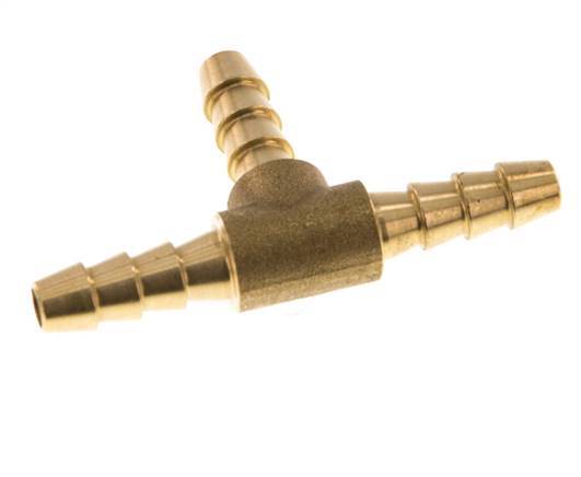 Conector de manguera en T de latón de 6 mm (1/4'') [2 piezas]