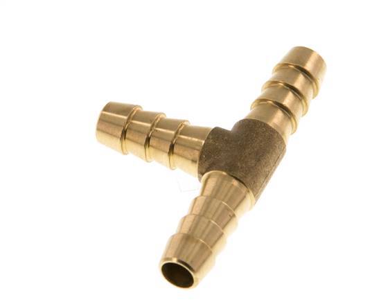 Conector de manguera en T de latón de 8 mm (5/16'') [2 piezas]