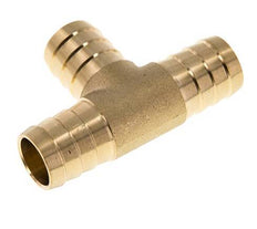 Conector de manguera en T de latón de 19 mm (3/4'')