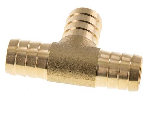 Conector de manguera en T de latón de 19 mm (3/4'')