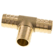 Conector de manguera en T de latón de 19 mm (3/4'')