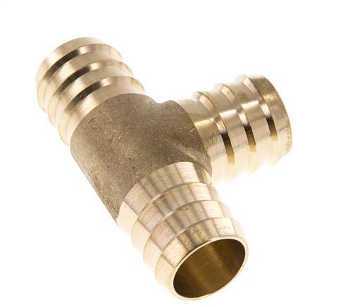 Conector de manguera en T de latón de 25 mm (1'')