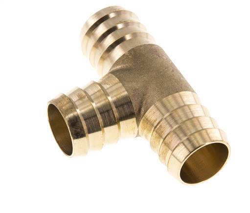Conector de manguera en T de latón de 25 mm (1'')