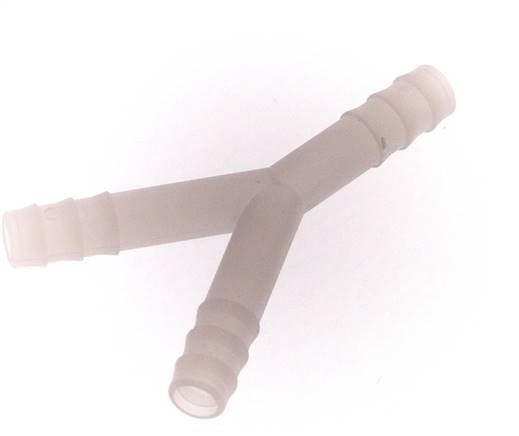 Conector de manguera en Y de PVDF de 9 mm (3/8'') [2 piezas]