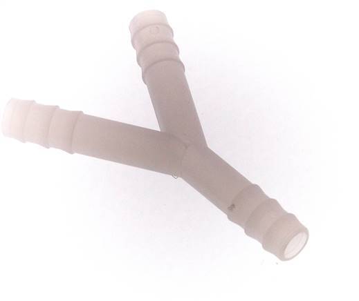 Conector de manguera en Y de PVDF de 9 mm (3/8'') [2 piezas]