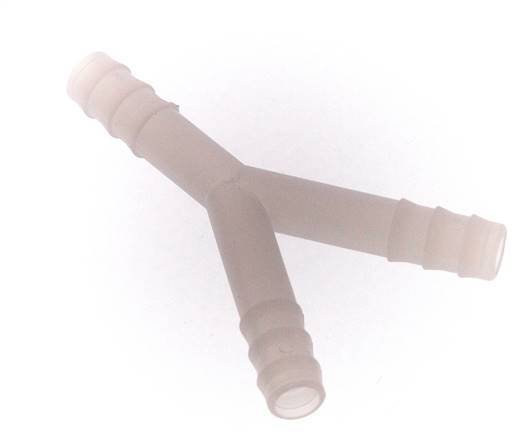 Conector de manguera en Y de PVDF de 9 mm (3/8'') [2 piezas]