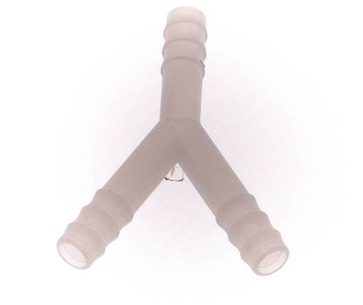 Conector de manguera en Y de PVDF de 9 mm (3/8'') [2 piezas]