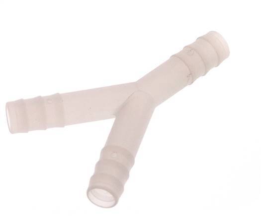 Conector de manguera en Y de PVDF de 10 mm