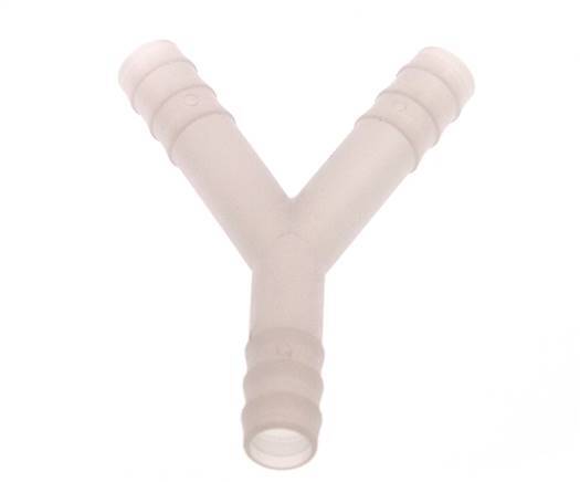 Conector de manguera en Y de PVDF de 10 mm