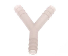Conector de manguera en Y de PVDF de 10 mm