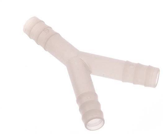 Conector de manguera en Y de PVDF de 10 mm