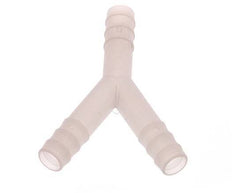 Conector de manguera en Y de PVDF de 10 mm