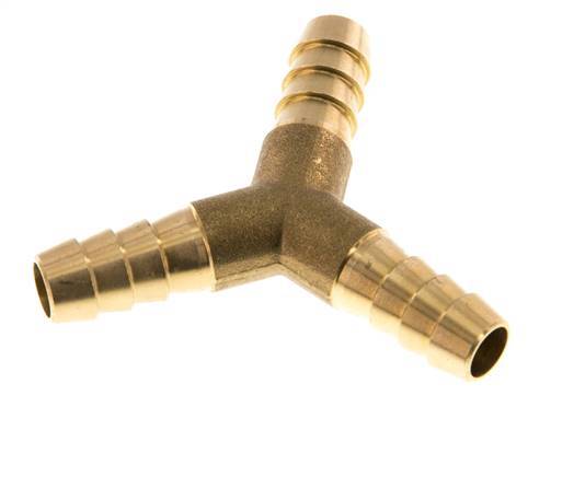 Conector de manguera en Y de latón de 9 mm (3/8'') [2 piezas]