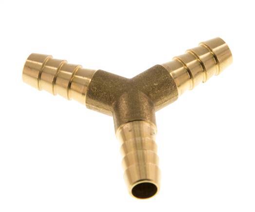 Conector de manguera en Y de latón de 9 mm (3/8'') [2 piezas]