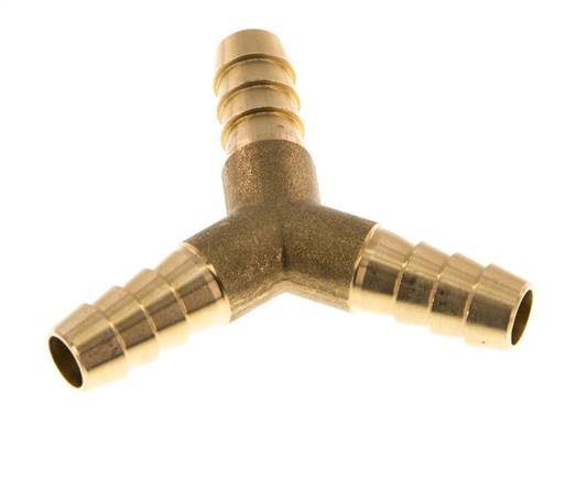 Conector de manguera en Y de latón de 9 mm (3/8'') [2 piezas]