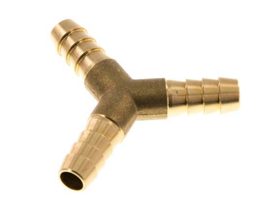Conector de manguera en Y de latón de 9 mm (3/8'') [2 piezas]