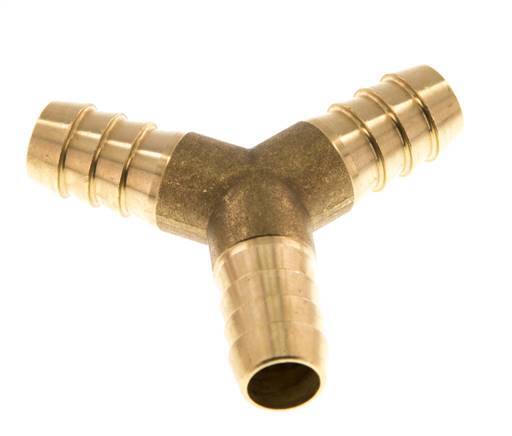 Conector de manguera en Y de latón de 13 mm (1/2'')