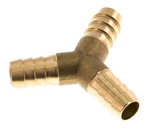 Conector de manguera en Y de latón de 13 mm (1/2'')